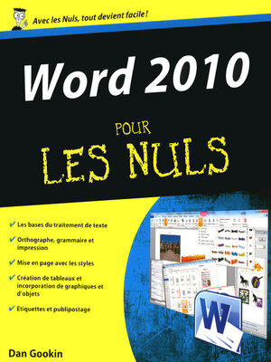 cover image of Word 2010 Pour les Nuls